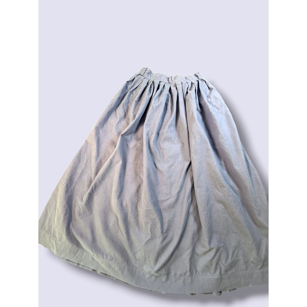 VTG Eddie Bauer Lavender Corduroy Pleated Cotton Skirt Vintage Size 6 WAIST 24" - Picture 6 of 10